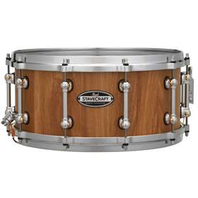 StaveCraft 14" x 6.5" Makha Snare Drum, Hand-Rubbed Natural