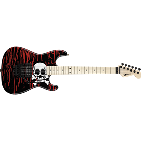 Warren DeMartini USA Signature San Dimas®, Maple Fingerboard, Blood and Skull