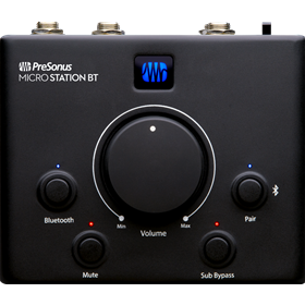 PreSonus® MicroStation BT Monitoring Controller, Black