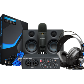 PreSonus® AudioBox® USB® 96K Studio Ultimate Bundle - 25th Anniversary Edition, Black, 100-120V