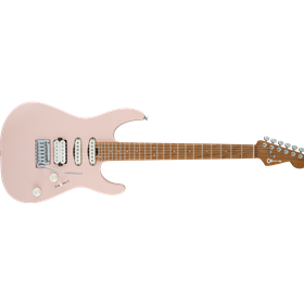 Pro-Mod DK24 HSS 2PT CM, Caramelized Maple Fingerboard, Satin Shell Pink