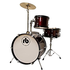 RB Percussion | 3-Piece Junior Drum Set - Black