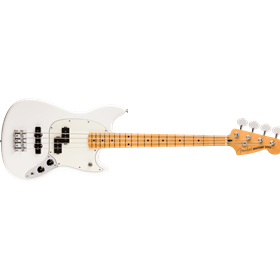 Player II Mustang® Bass PJ, Maple Fingerboard, Polar White