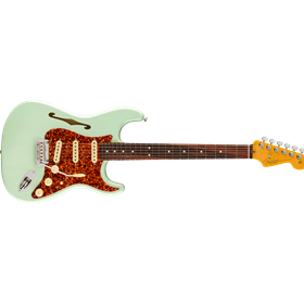 American Professional II Stratocaster® Thinline, Rosewood Fingerboard, Transparent Surf Green