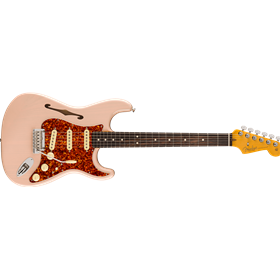 American Professional II Stratocaster® Thinline, Rosewood Fingerboard, Transparent Shell Pink