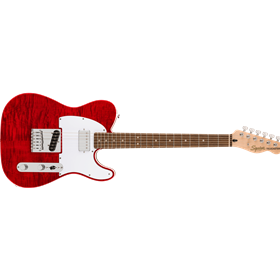 Affinity Series® Telecaster® FMT SH, Laurel Fingerboard, White Pickguard, Crimson Red Transparent