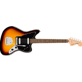 Affinity Series® Jaguar®, Laurel Fingerboard, Black Pickguard, 3-Color Sunburst