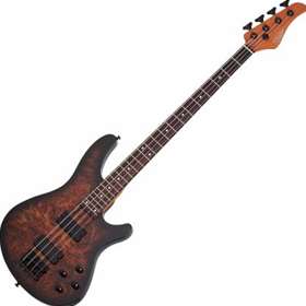 Schecter C-4 Standard Bass, Tobacco Burl