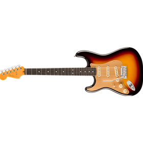 American Ultra II Stratocaster® Left-Hand, Ebony Fingerboard, Ultraburst