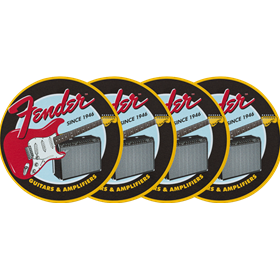 Fender™ 1946 Guitars & Amps Coaster Set