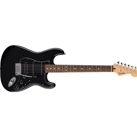 Standard Stratocaster® HSS, Laurel Fingerboard, Black Pickguard, Black