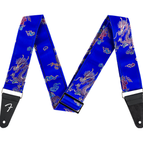 Blue Satin Dragon Strap