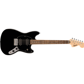 Squier Sonic® Mustang® HH, Laurel Fingerboard, Black Pickguard, Black