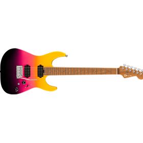 Pro-Mod DK24 HH 2PT CM, Caramelized Maple Fingerboard, Malibu Sunset