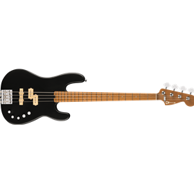 Pro-Mod San Dimas® Bass PJ IV, Caramelized Maple Fingerboard, Satin Black