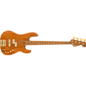 Pro-Mod San Dimas® Bass PJ IV MAH, Caramelized Maple Fingerboard, Natural Mahogany