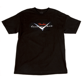Fender® Custom Shop Original Logo T-Shirt, Black, M
