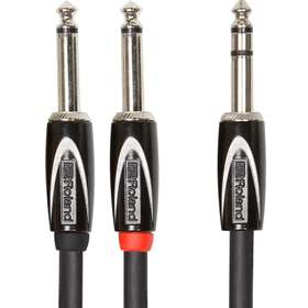 10ft / 3m Interconnect Cable, 1/4" TRS(Male)-Dual 1/4"