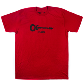 Charvel® Guitar Logo Men's T-Shirt, Red, XL