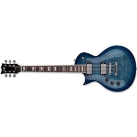 LTD EC-256 Eclipse Flame Maple COBALT BLUE Left-Handed