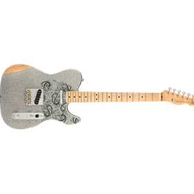 Brad Paisley Road Worn Telecaster®, Maple Fingerboard, Silver Sparkle