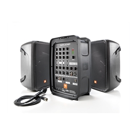Portable 8” 2-Way PA with 8-Channel Powered Mixer and Bluetooth