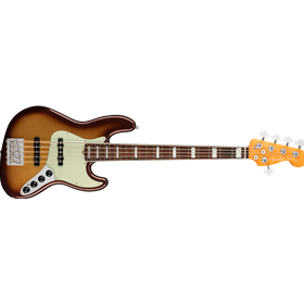 American Ultra Jazz Bass® V, Rosewood Fingerboard, Mocha Burst