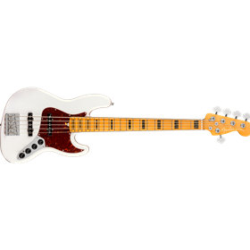 American Ultra Jazz Bass® V, Maple Fingerboard, Arctic Pearl