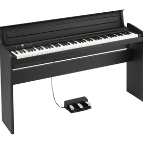 Korg 88-key NH action digital piano,120 poly,3 pedals, Black Cabinet
