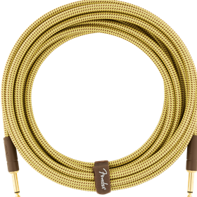 Deluxe Series Instrument Cable, Straight/Straight, 18.6', Tweed