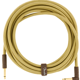 Deluxe Series Instrument Cable, Straight/Angle, 18.6', Tweed
