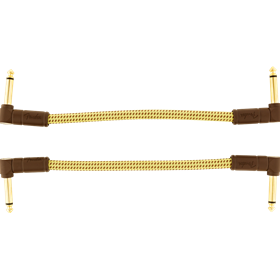 Deluxe Series Patch Cables (2-Pack), Angle/Angle, 6", Tweed
