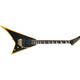 X Series Rhoads RRX24, Laurel Fingerboard, Black with Yellow Bevels