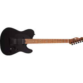 Pro-Mod So-Cal Style 2 24 HH HT CM, Caramelized Maple Fingerboard, Satin Black
