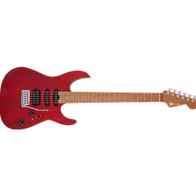 Pro-Mod DK24 HSS 2PT CM Ash, Caramelized Maple Fingerboard, Red Ash