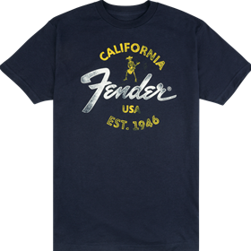 Fender® Baja Blue T-Shirt, Blue, S