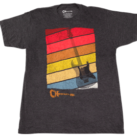 Charvel® Sunset T-Shirt, Charcoal, S