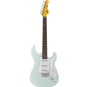 Tribute S500 - Sonic Blue, RW w tinted gloss neck, nato body, white pg