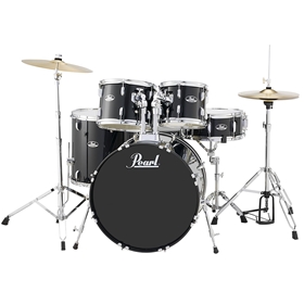 Pearl RS525SCC31 Roadshow Rock 5 Piece Kit, Black