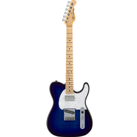 G&L Fullerton Deluxe ASAT Classic Bluesboy Blueburst w/ Maple Fingerboard