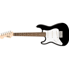 Mini Stratocaster® Left-Handed, Laurel Fingerboard, White Pickguard, Black