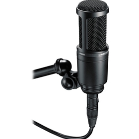 Side-address cardioid condenser microphone