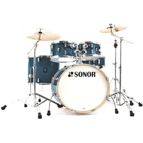 Sonor AQ1 Stage Set, Blue Sparkle (22, 10,12,16, 14 Snare)