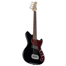 Tribute by G&L, Fallout Bass Jet Black w/ Brazilian Cherry fingerboard