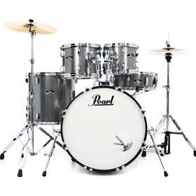 Pearl RS505CC708 Roadshow Drum Set Gray Sparkle