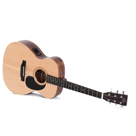 Sigma 000ME+ Auditorium Acoustic Electric Guitar, Natural