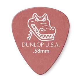 Dunlop 0.58mm Gator Grip Guitar Pick (12/bag)