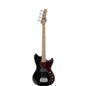 G&L Fullerton Deluxe Fallout Bass, Jet Black