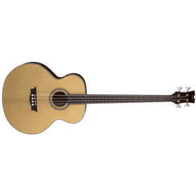 DEAN Acoustic/Electric Bass Fretless GN, with case