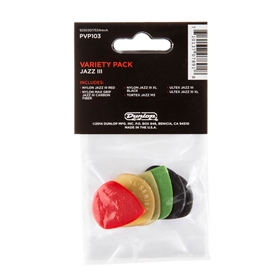 Dunlop Jazz III Variety 6 Pack, XL
